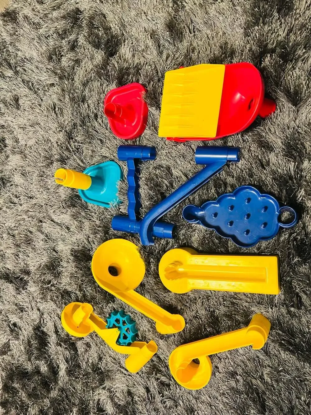 Vintage Discovery Toys Super Marbleworks Raceway Construction Set